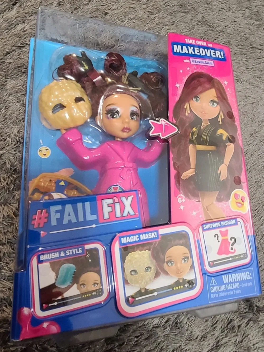 FailFix - Loves.Glam Total Makeover Doll Pack - 8.5